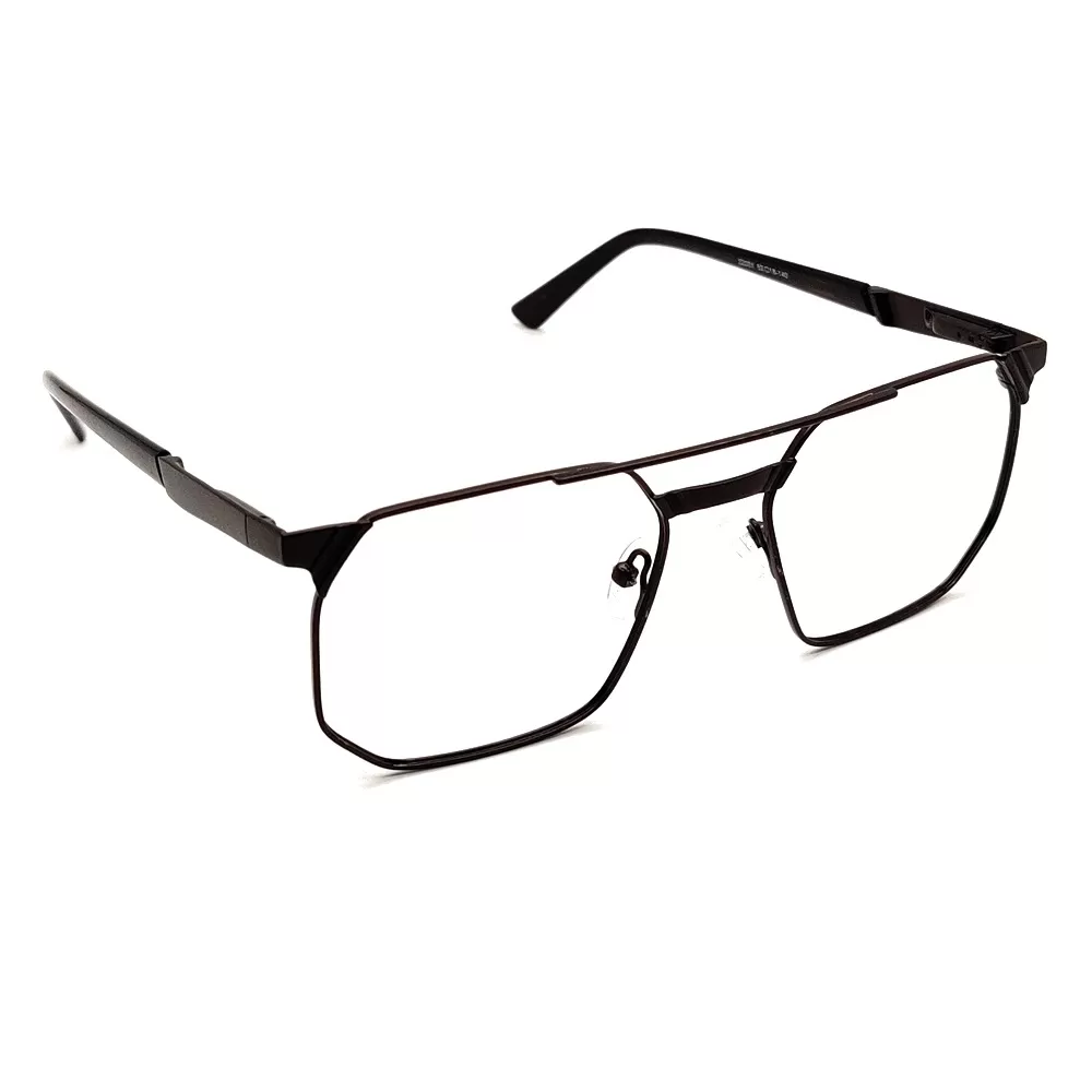 Metal Geometric Eyeglasses Online -22001BR