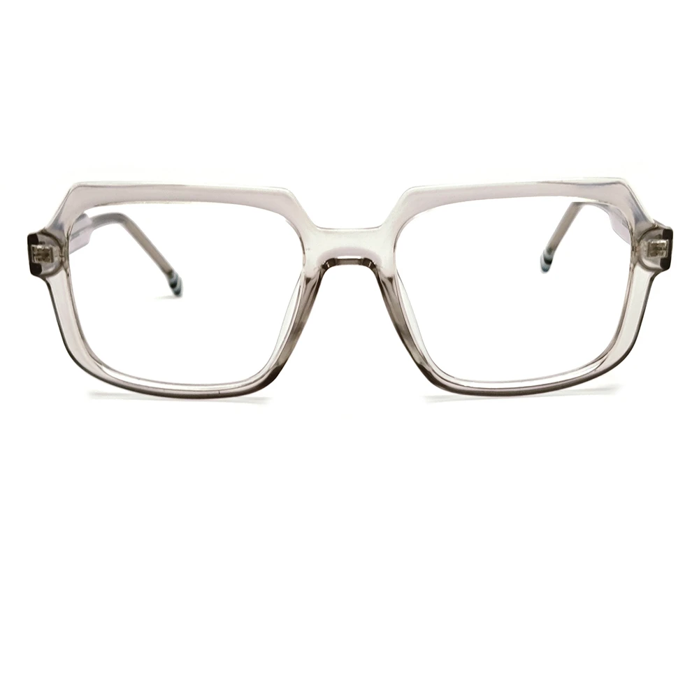 Matte Gray Retro Eyeglasses Online