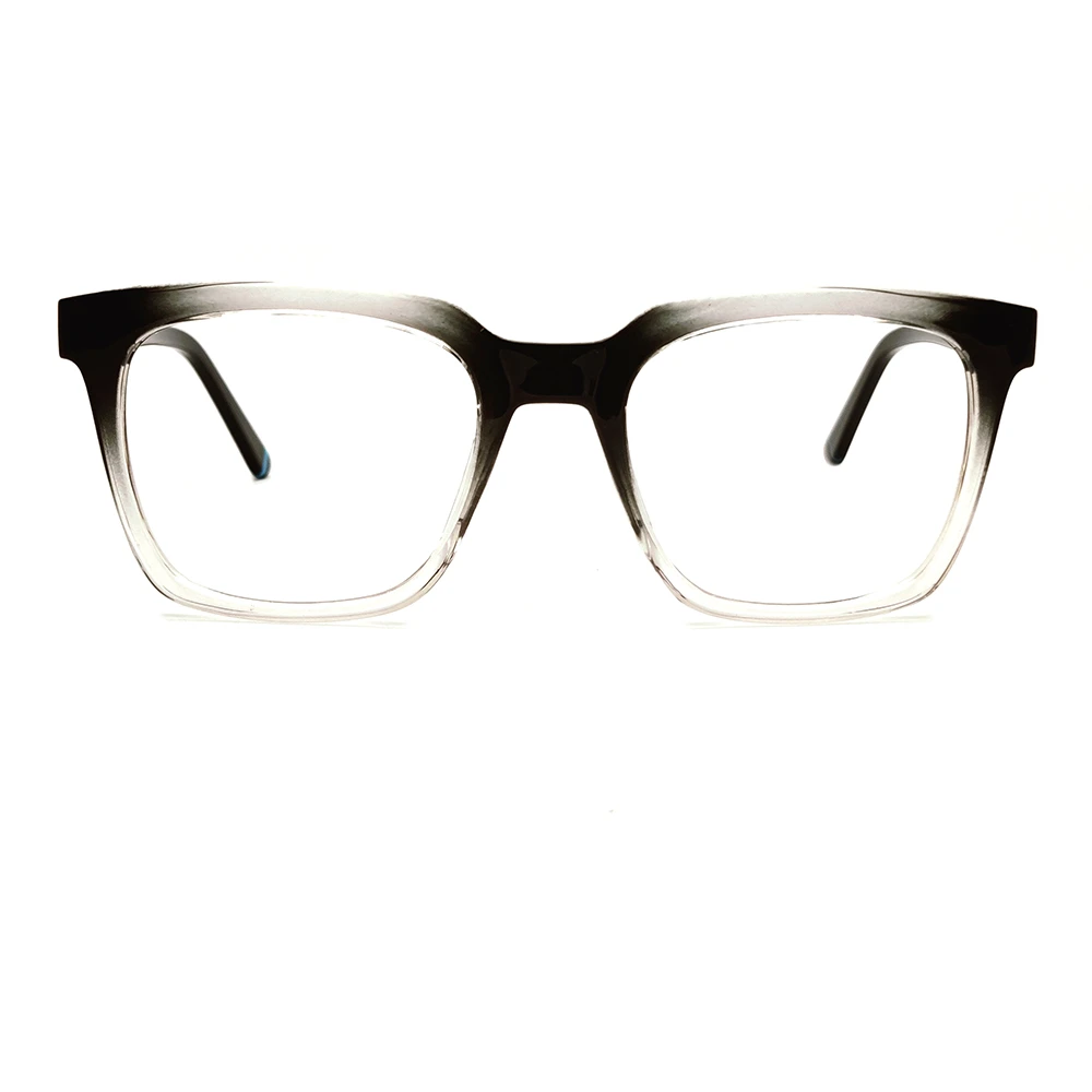 Dual Tone Bold Rectangular Eyeglasses Online