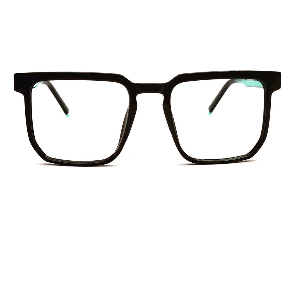 Black Oversized Square Eyeglasses Online at Chashmah.com