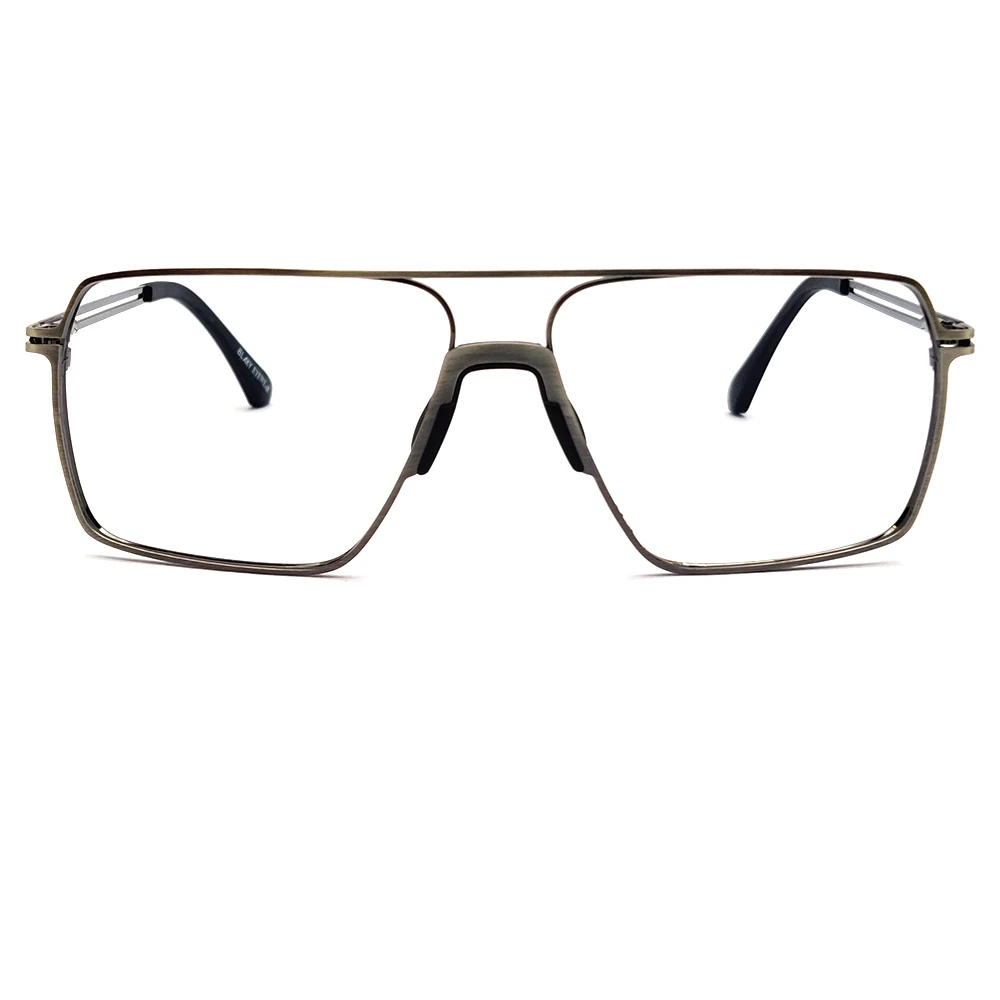 Metal Stylish Rectangular Eyeglasses Online