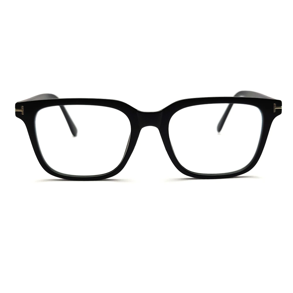 Matte Black Rectangular Eyeglasses Online at Chashmah.com