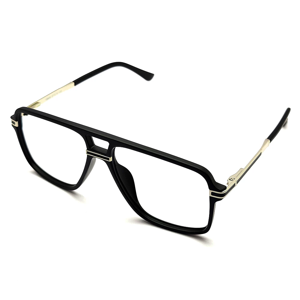 Black Trending Rectangular Eyeglasses at Chashmah.com