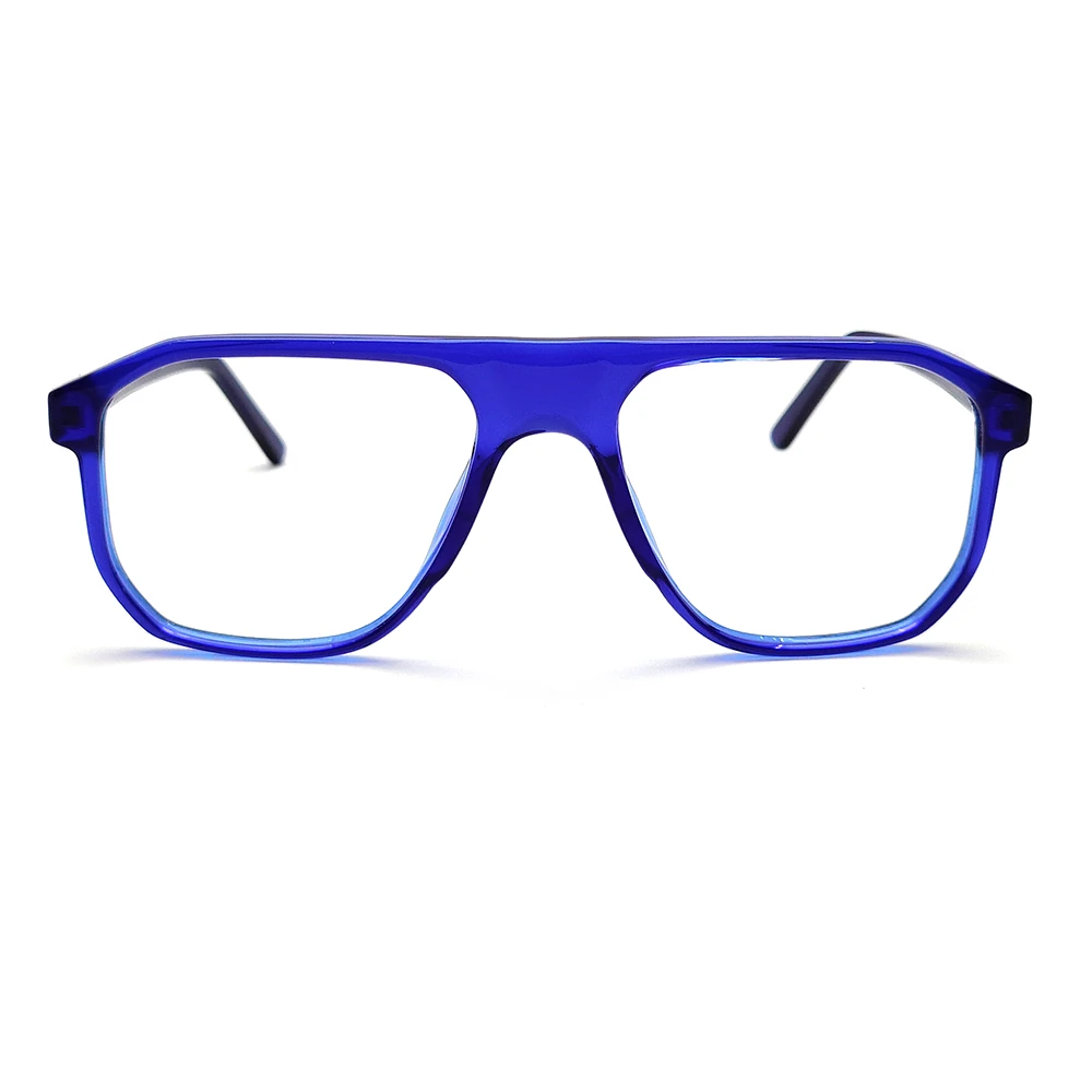 blue bold square eyeglasses online chashmah.com