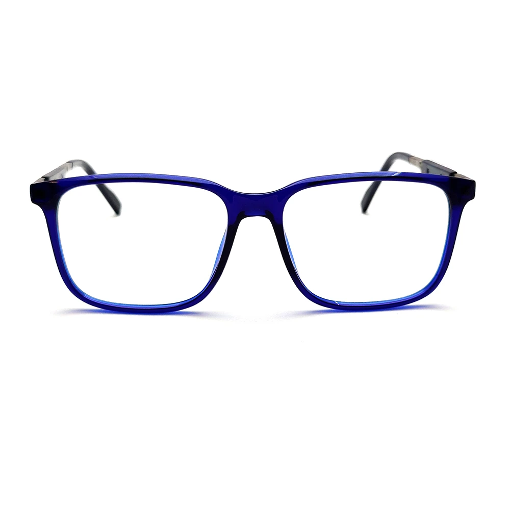 blue blacky Rectangular Eyeglasses Online at chanshmah.com