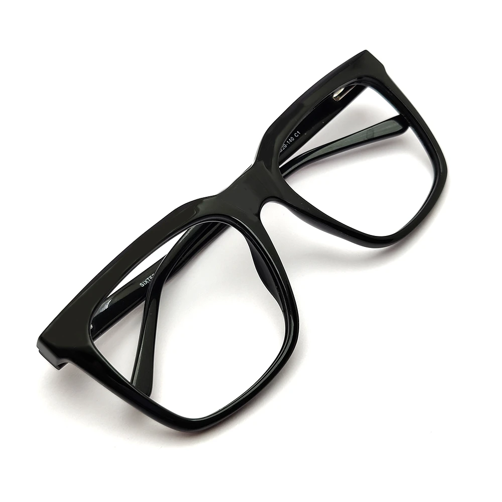 Black Oversized Square Eyeglasses Chashmah