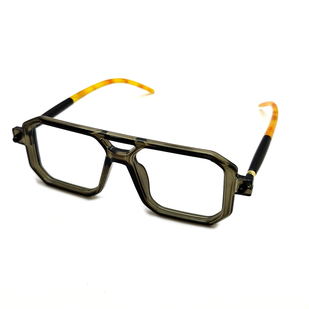 Big Bold Grey Eyeglasses at chashmah.com