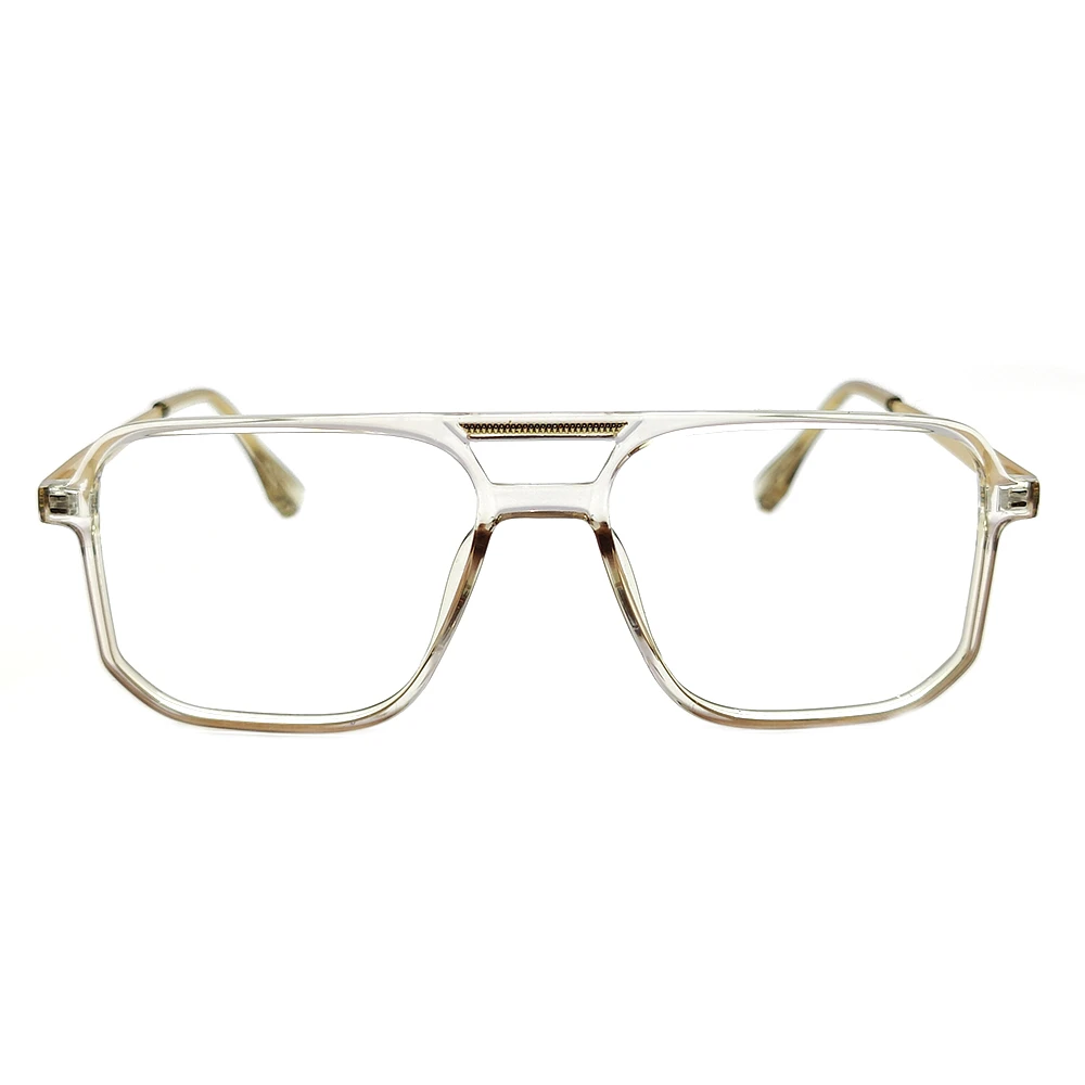 Glass Cream Square Eyeglasses Online