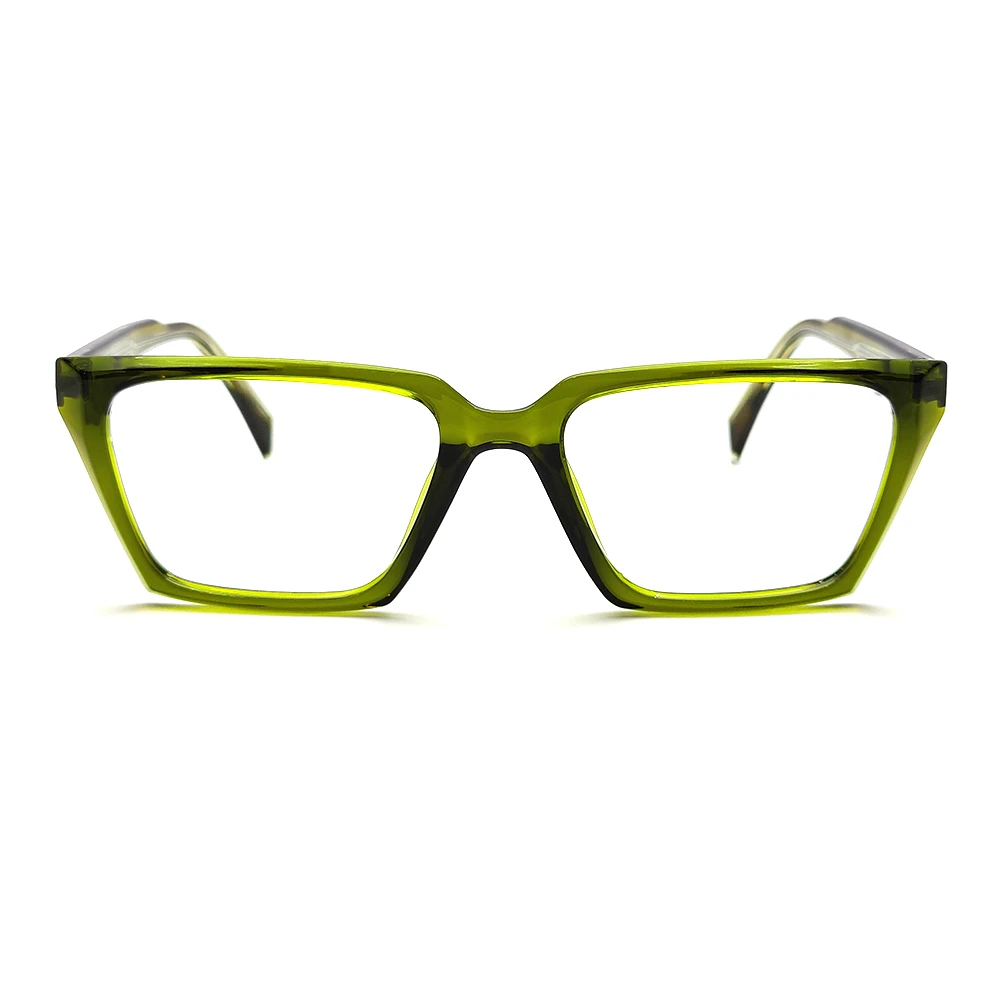 Shark Eyeglasses Online in Olive Green