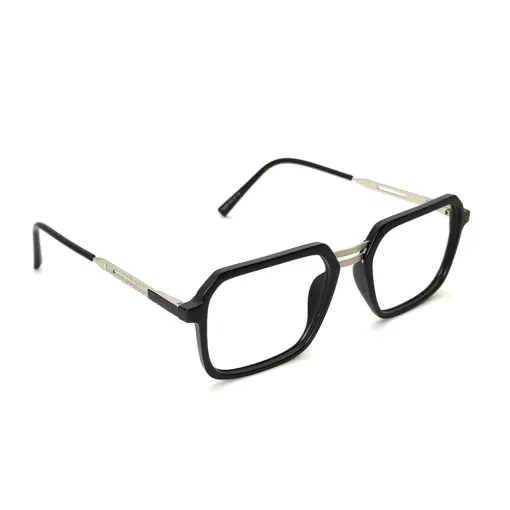 Stunning Black Rectangular Eyeglasses