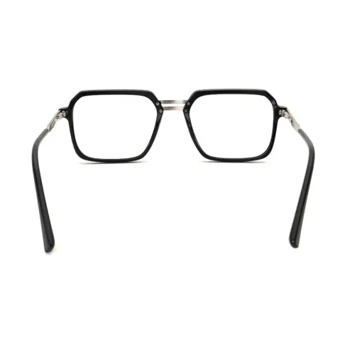 Stunning Black Rectangular Eyeglasses