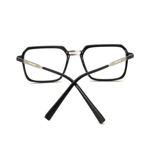 Stunning Black Rectangular Eyeglasses