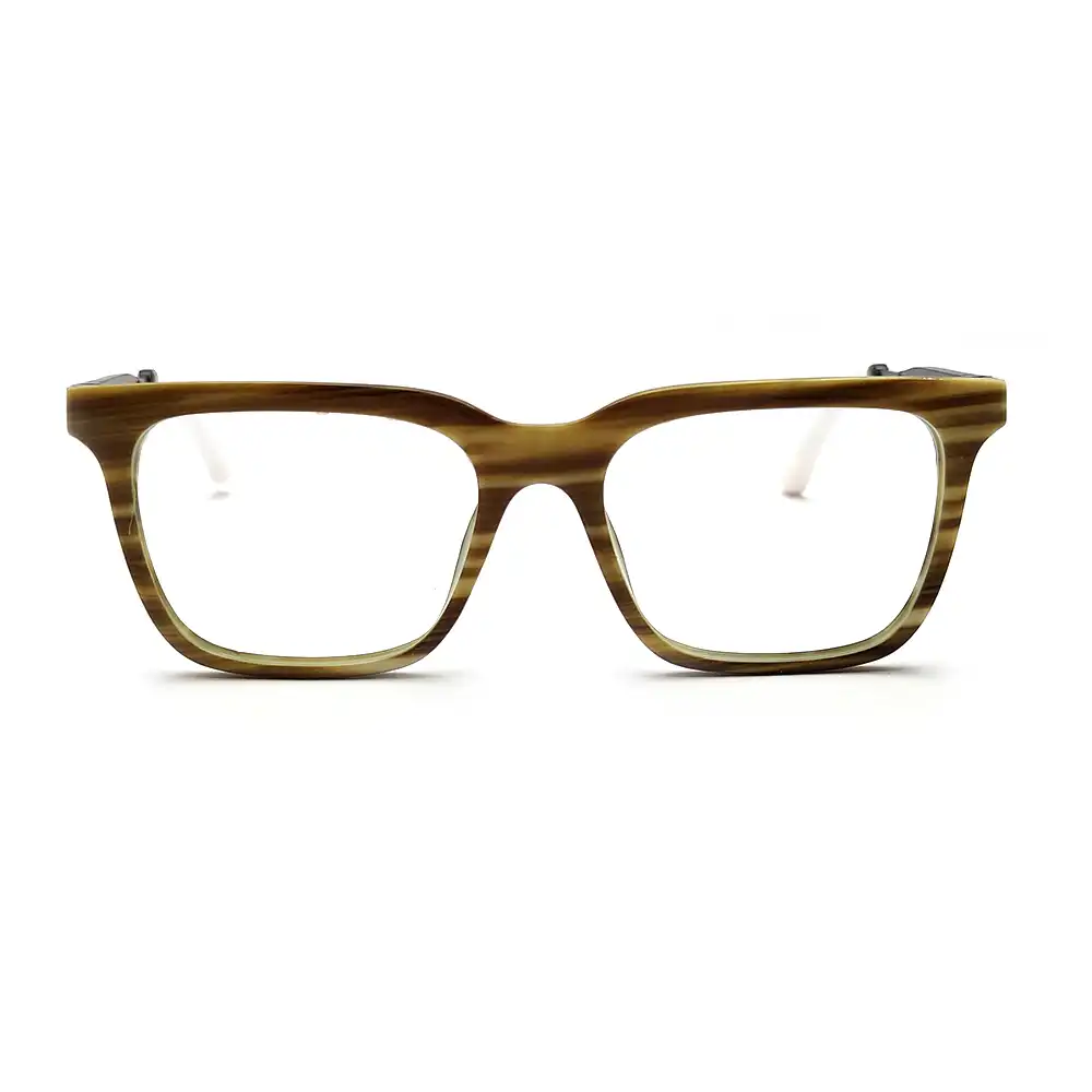 Cream Wooden Wayferar Eyeglasses Chashmah.com