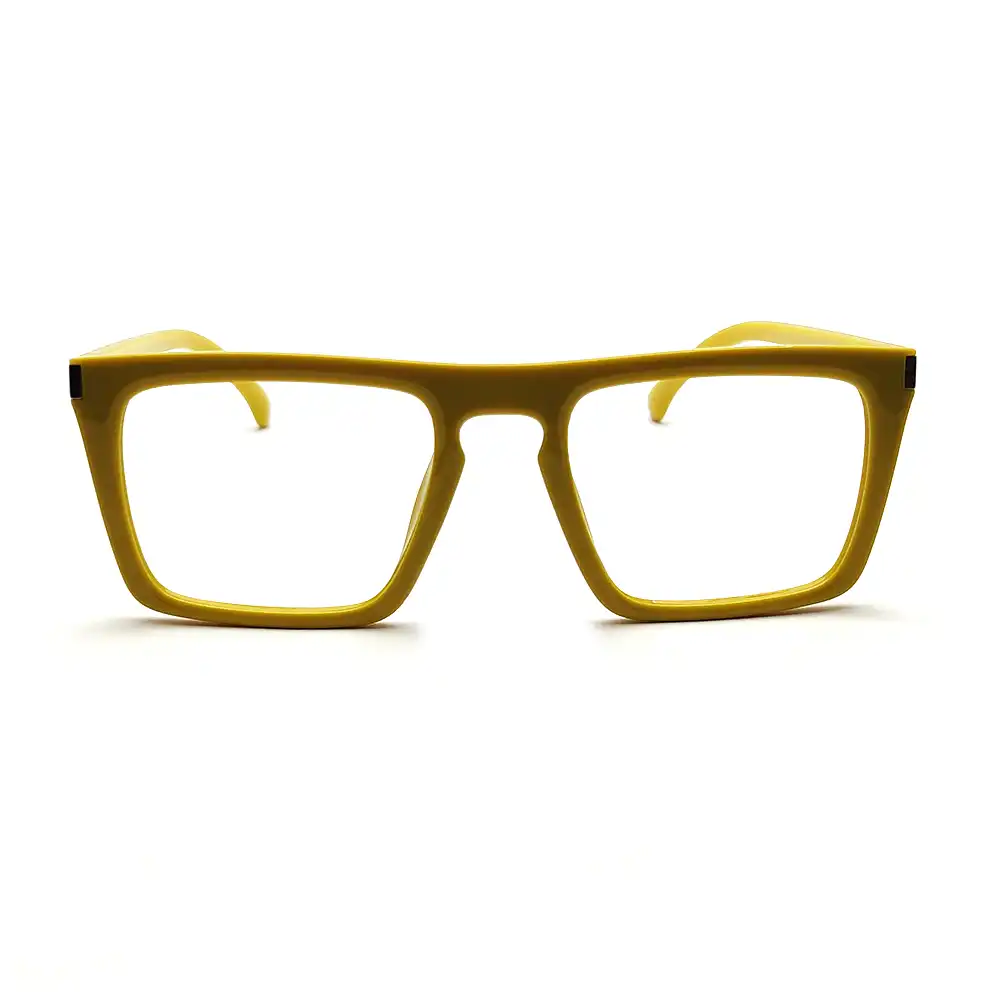 Stylish Oversized Yellow Eyeglasses at chashmah.com