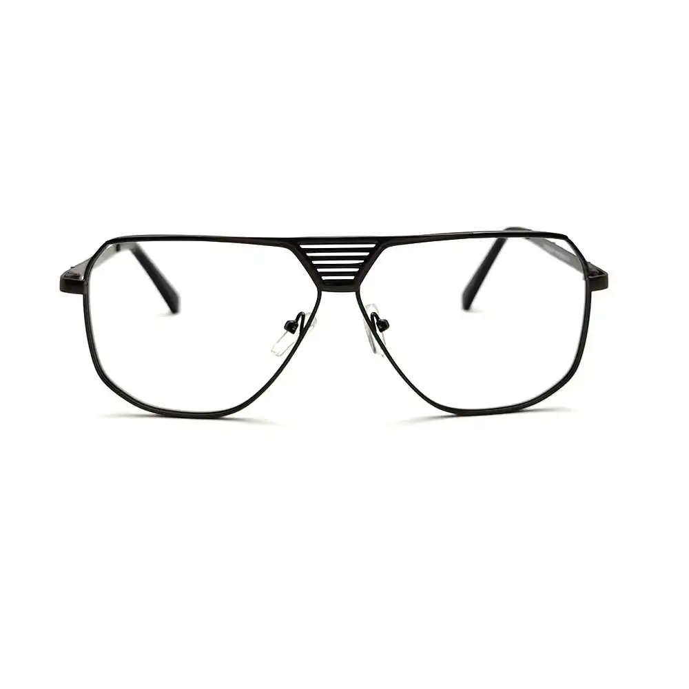 Gunmetal Fancy Metal Eyeglasses At Chashmah.com