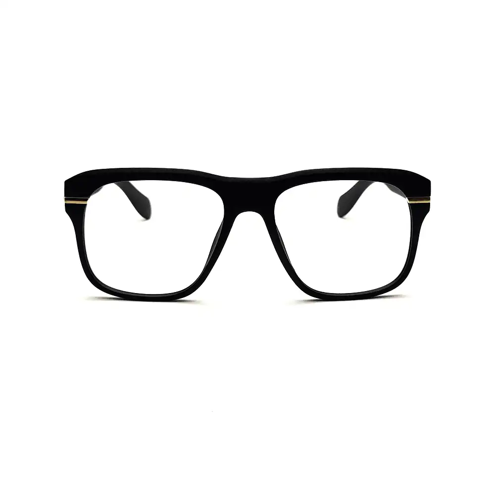 Black Bold OverSized Eyeglasses at Chashmah.com