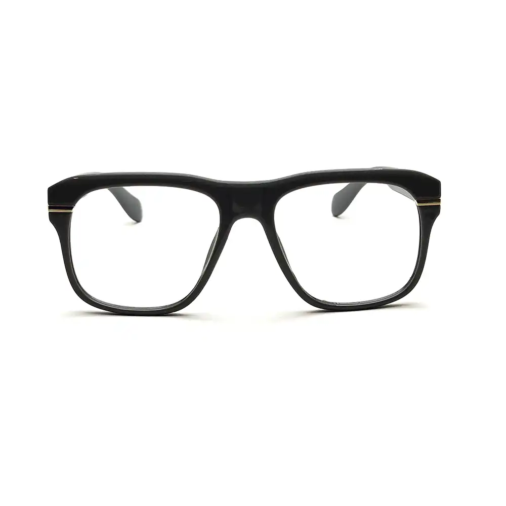 Dark Grey OverSized Eyeglasses at Chashmah.com