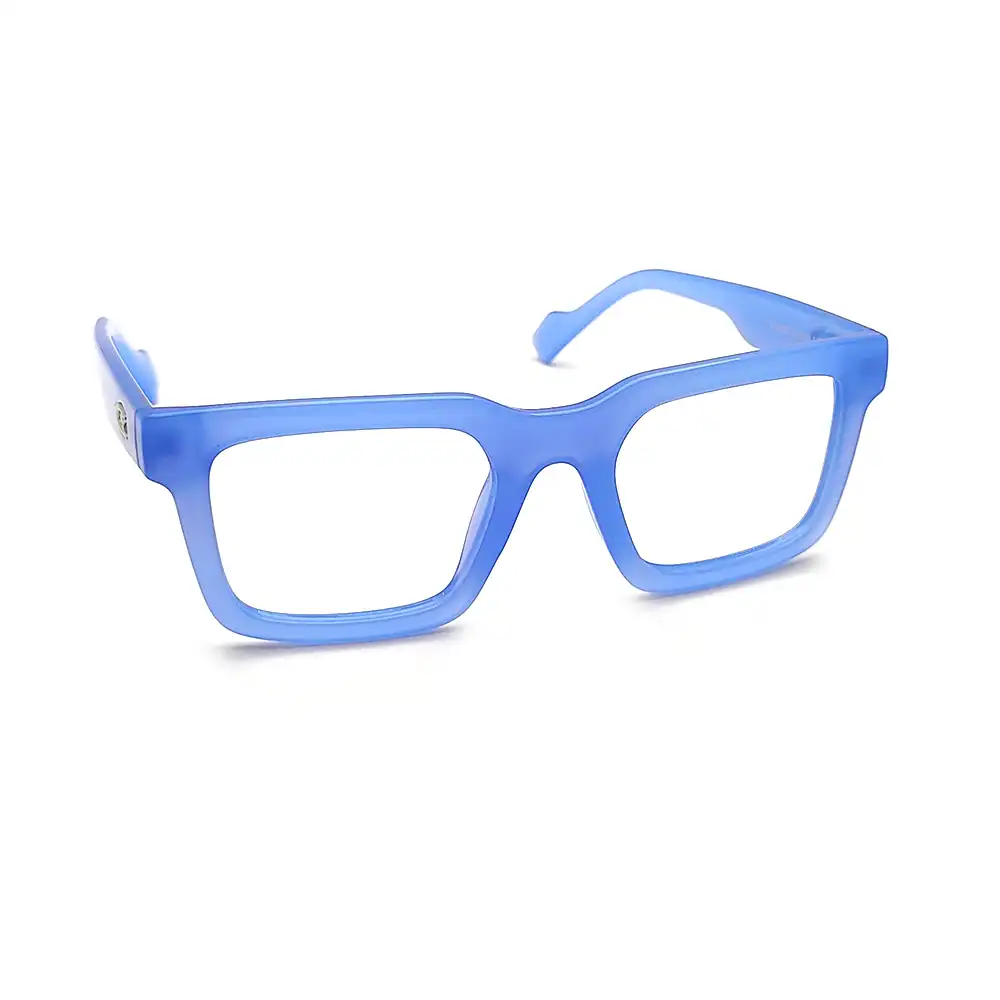 Sky Blue Square Eyeglasses at Chashmah.com