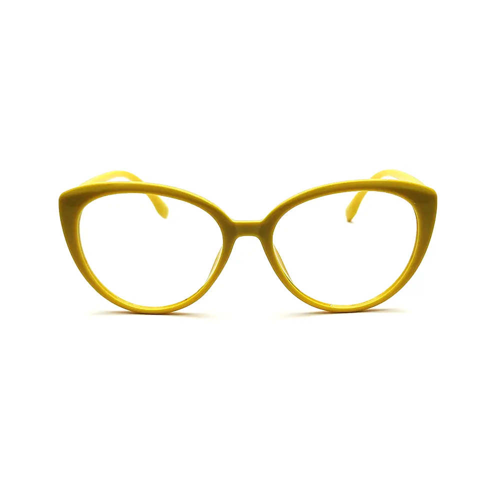 Yellow Cat Style Eyeglasses at Chashmah.com