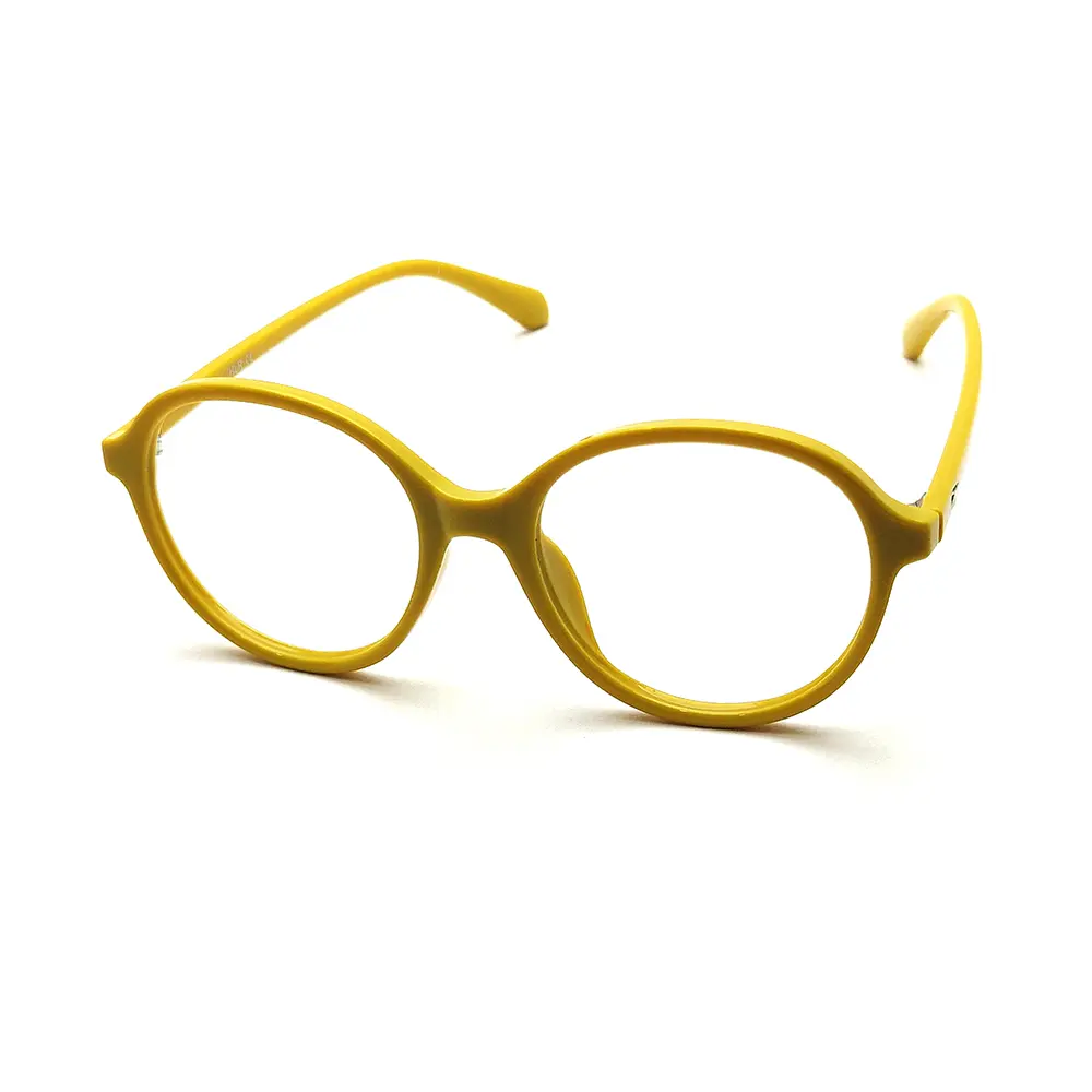 Yellow Round Shape Eyeglasses