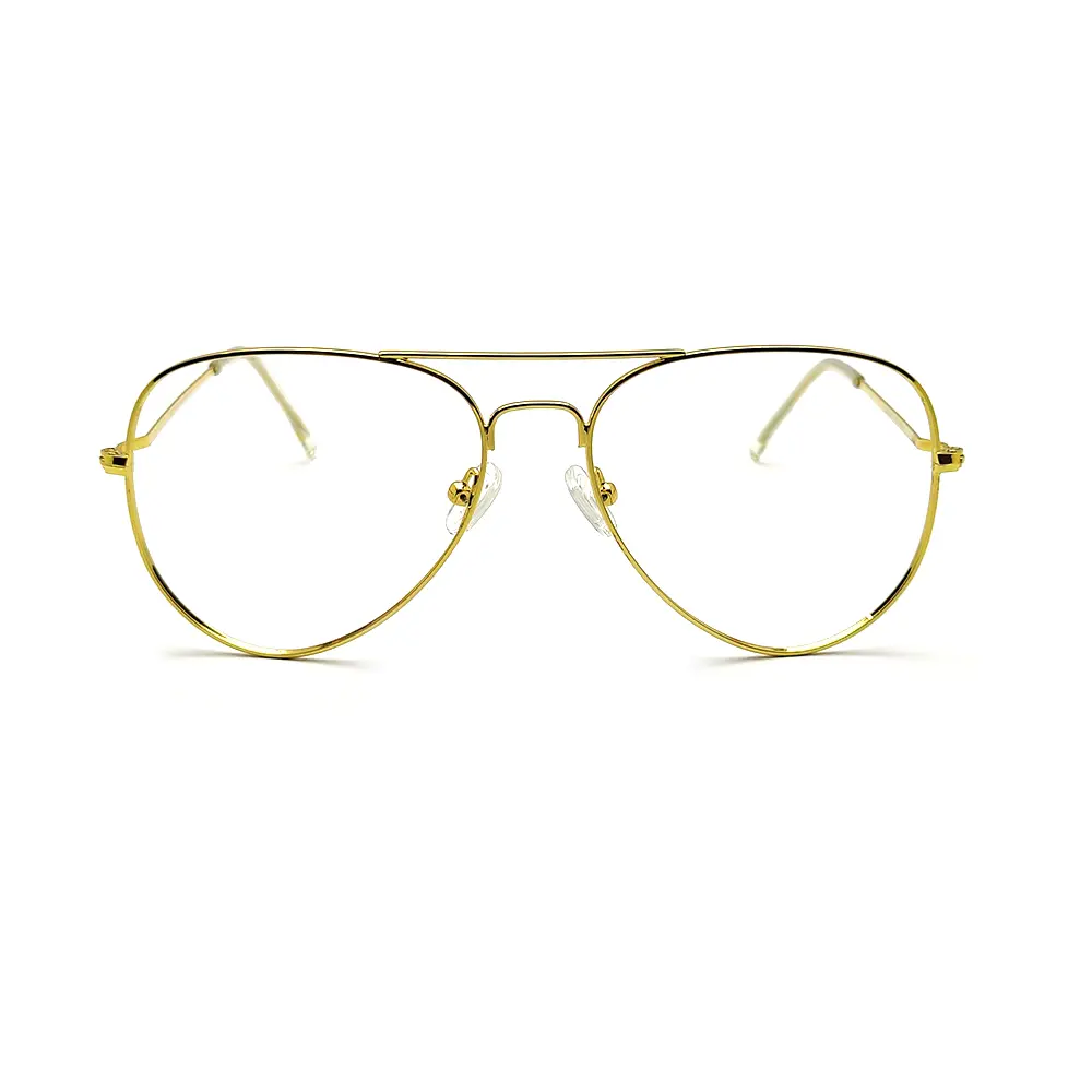 Classic Golden Aviator Turban Eyeglasses