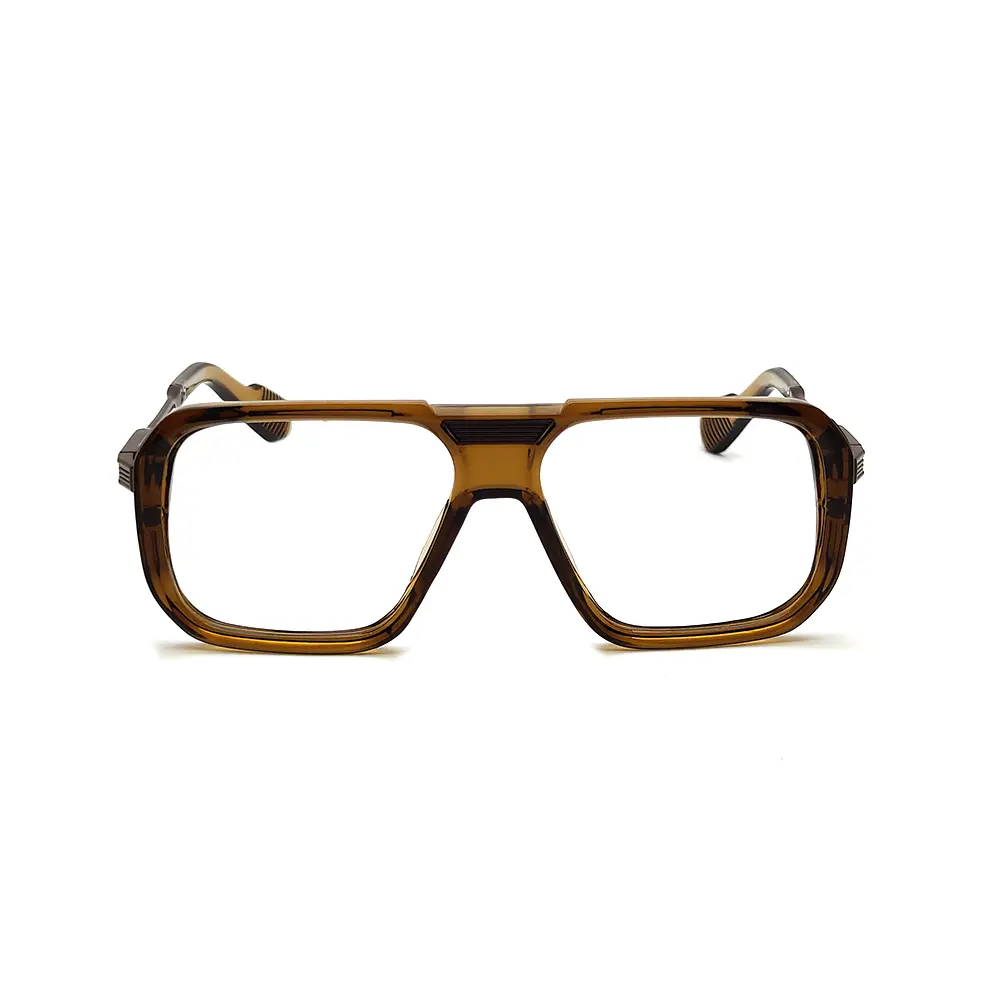 Dark Brown Fashion Eyeglasses at chashmah.com