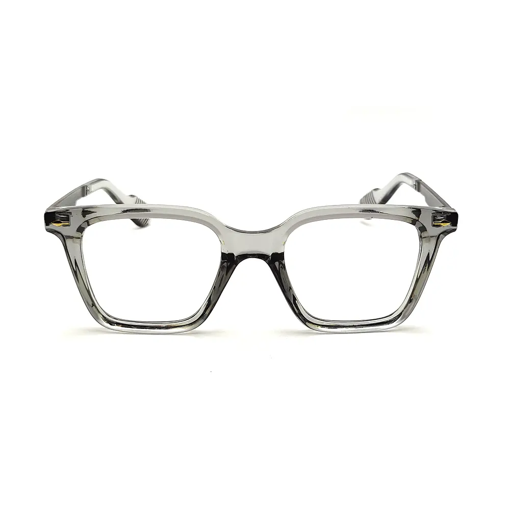 Glass Grey Wayfarer Eyeglasses at chashmah.com