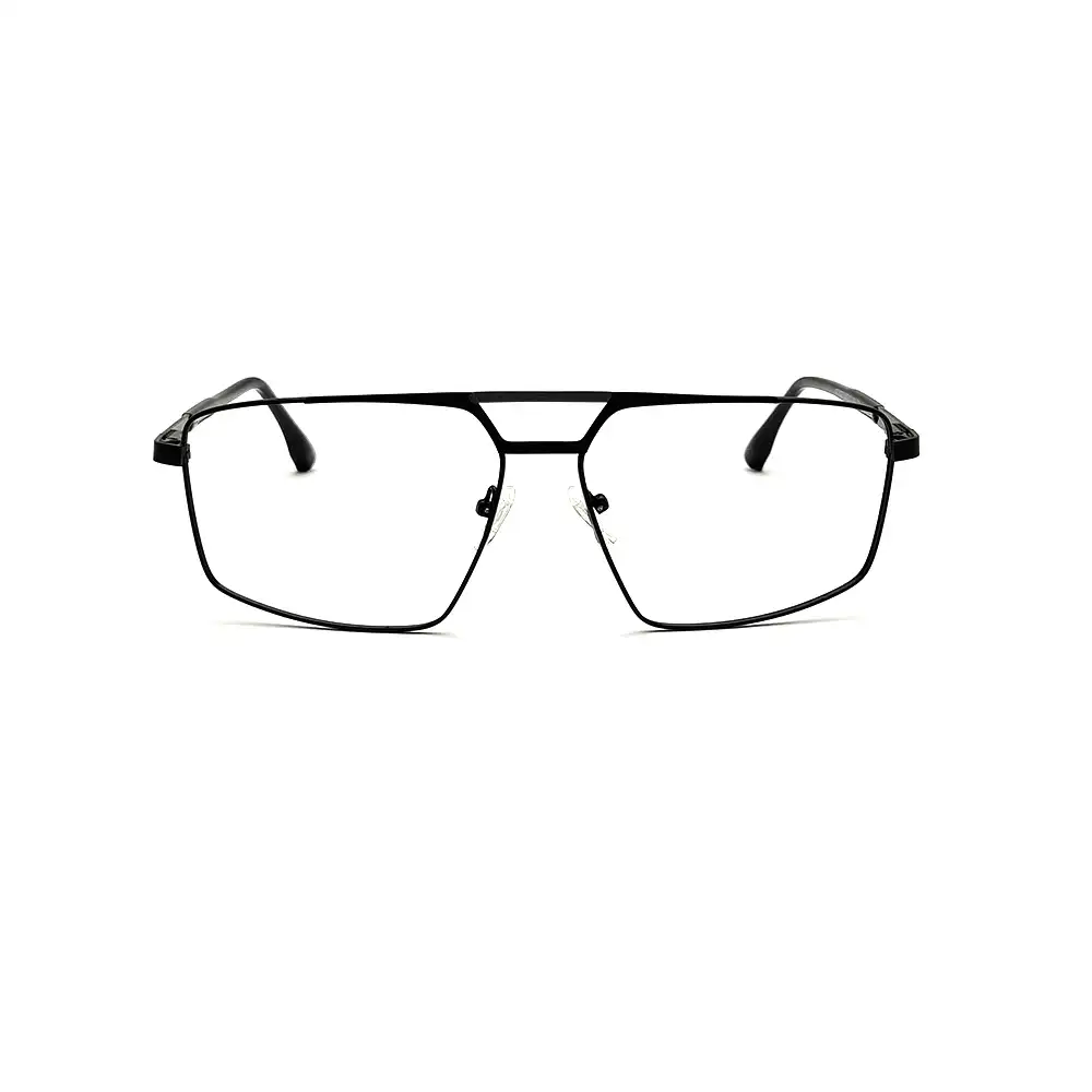 Oversize Wide Black Eyeglasses at chashmah