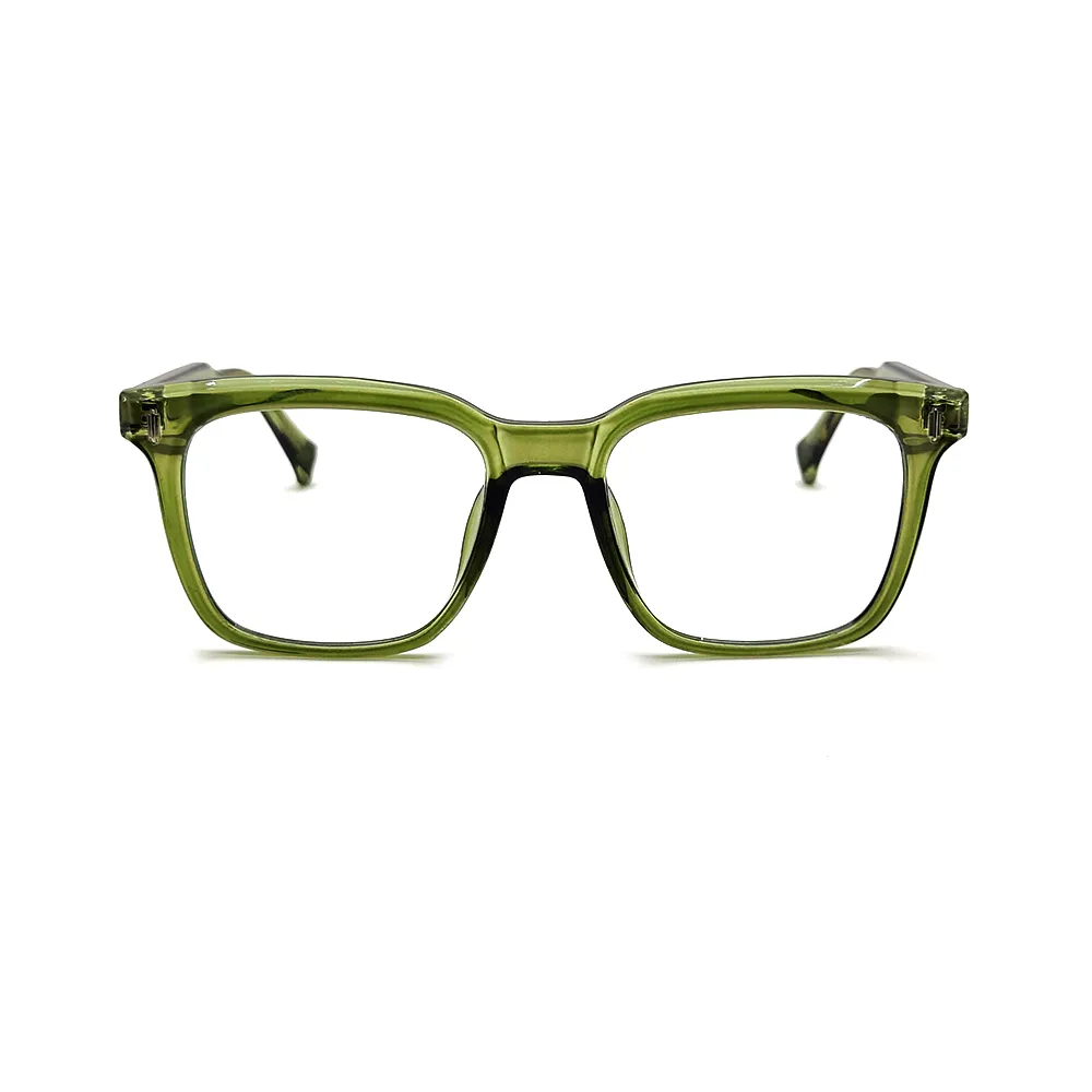 Electric Green Square Eyeglasses at chashmah.com