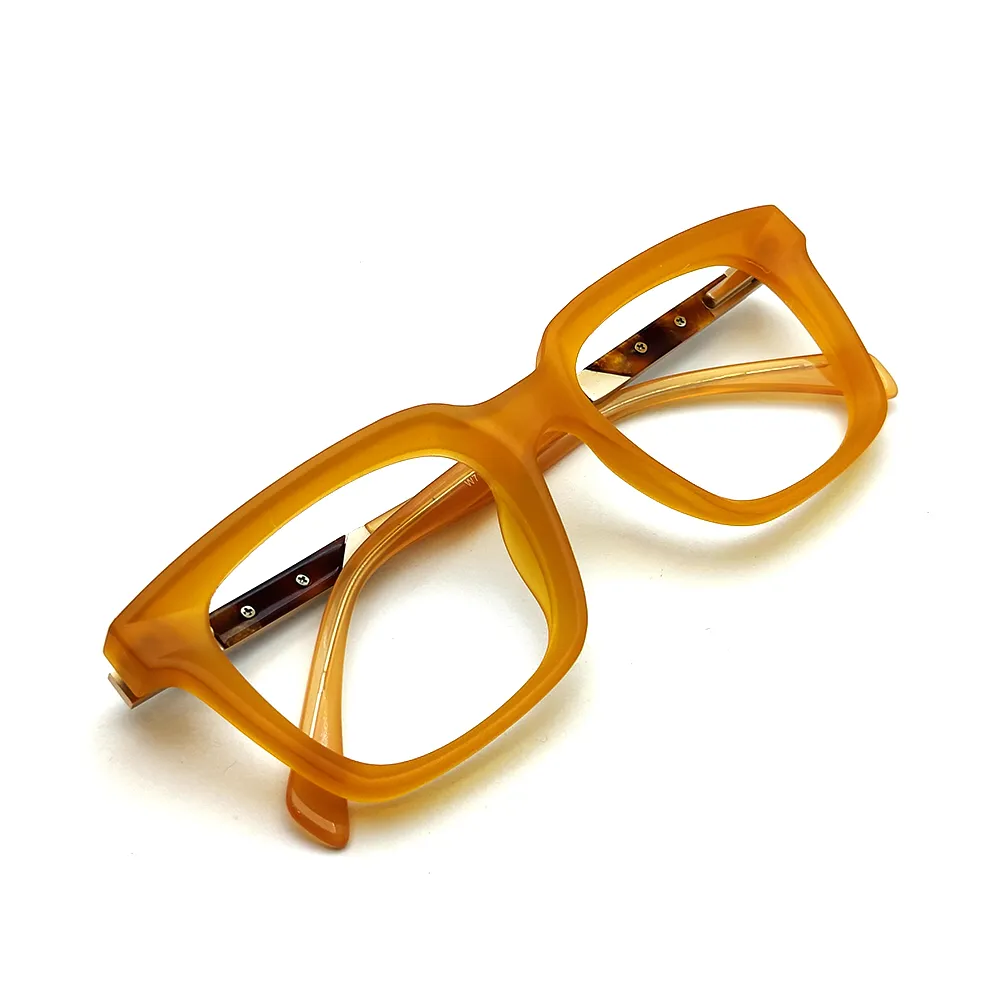 Bold Yellow Mango Eyeglasses at chashmah