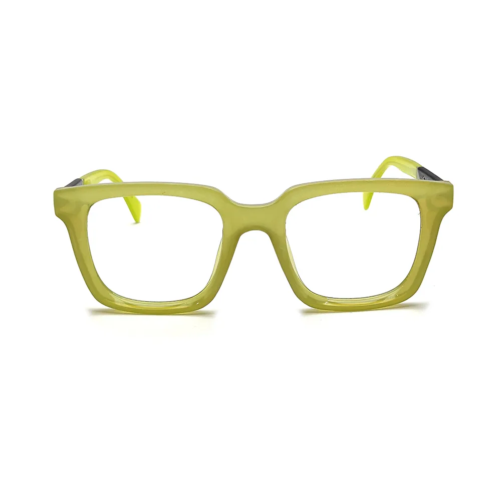 Bold Lime Green Eyeglasses at chashmah