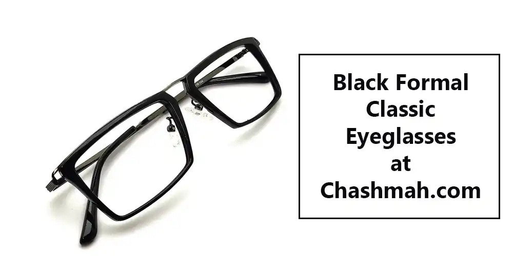 black classic eyeglasses at chashmah.com