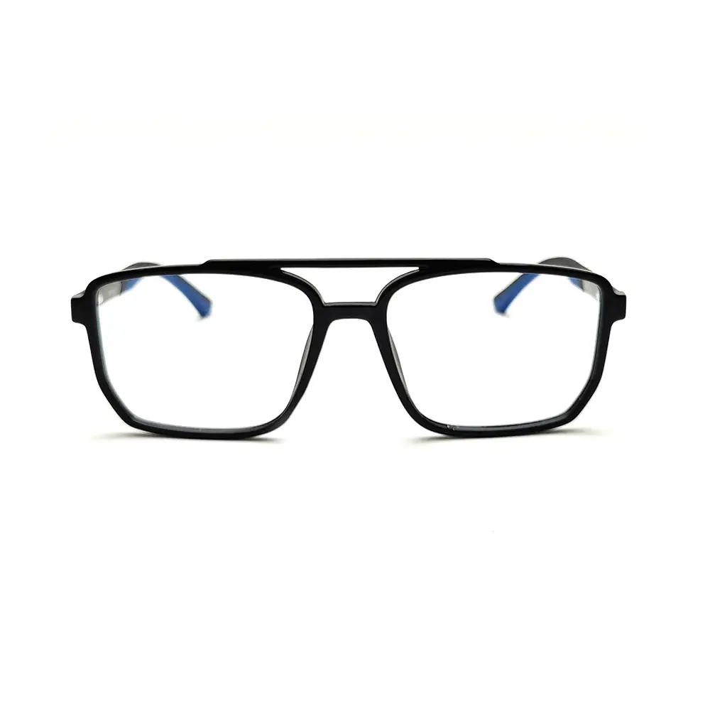 Black Blue Aviators Eyeglasses