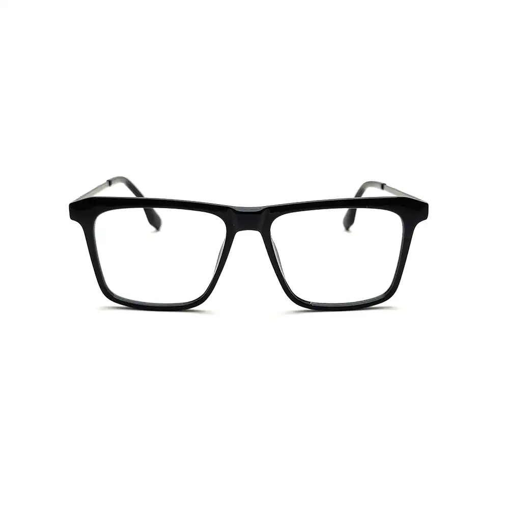 Black Classic Rectangular Eyeglasses