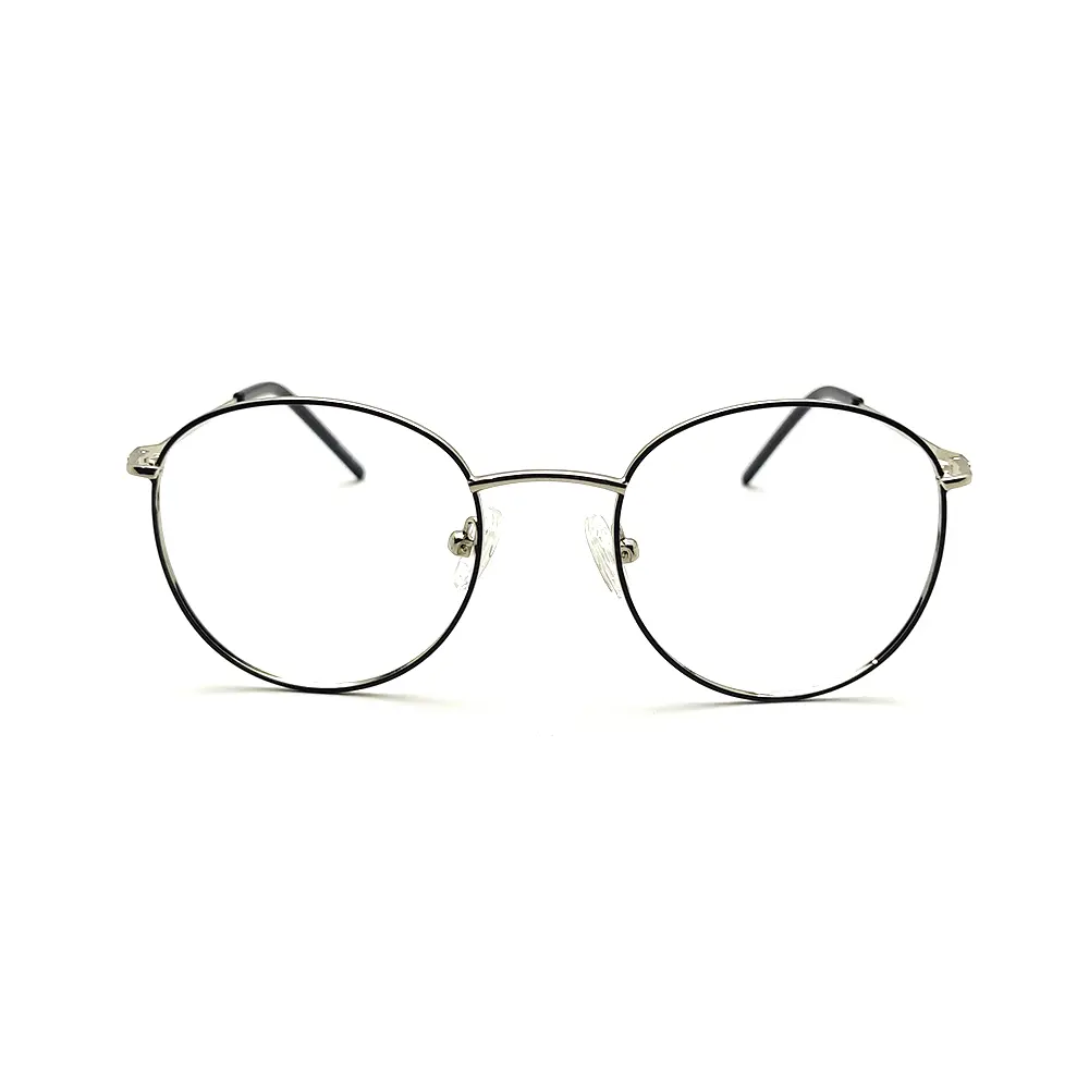 Silver Black Turban Eyeglasses at chashmah