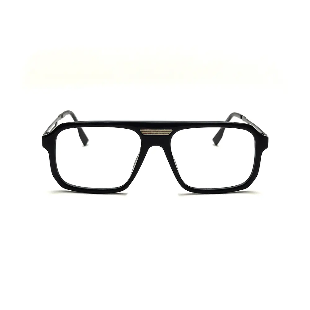 Black Bold Fashion Eyeglasses at chashmah