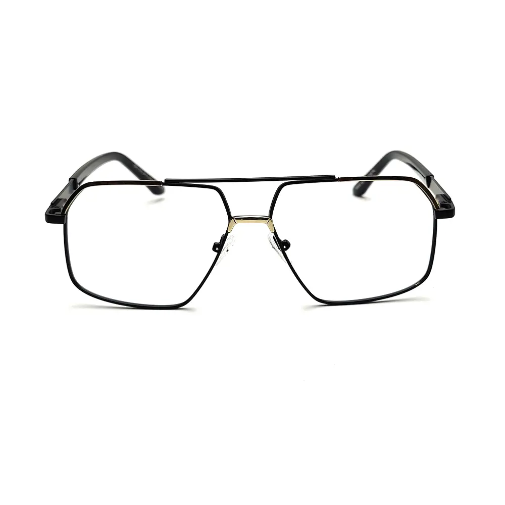 Black Golden Premium Eyeglasses at chashmah