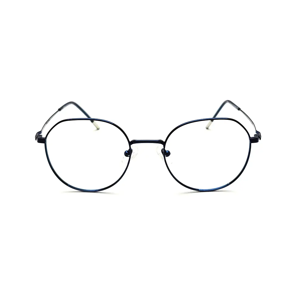 Blue Round Turban Eyeglasses at chashmah