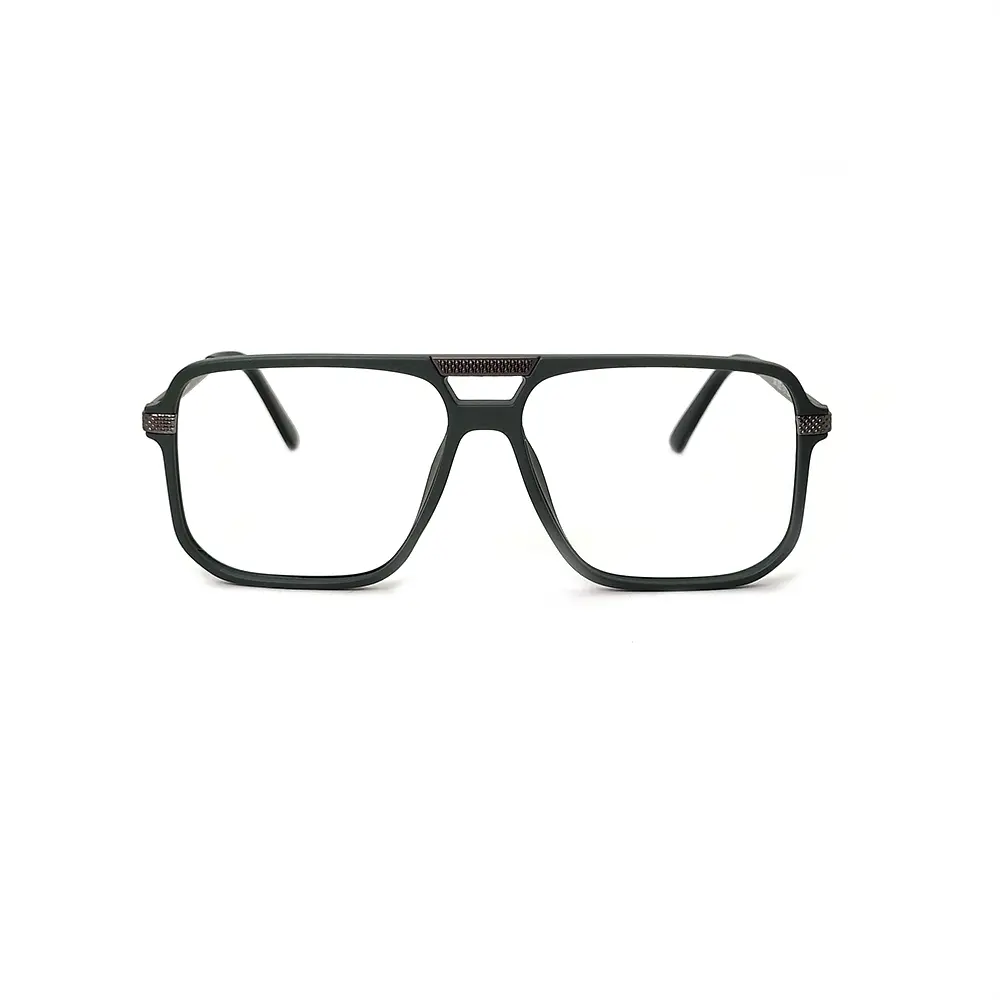 Green Hip Hop Eyeglasses at chashmah