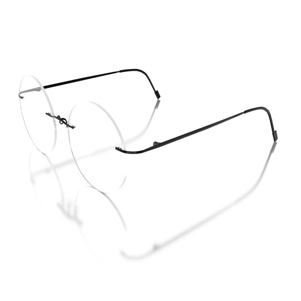 RIMLESS EYEGLASSES ROUND