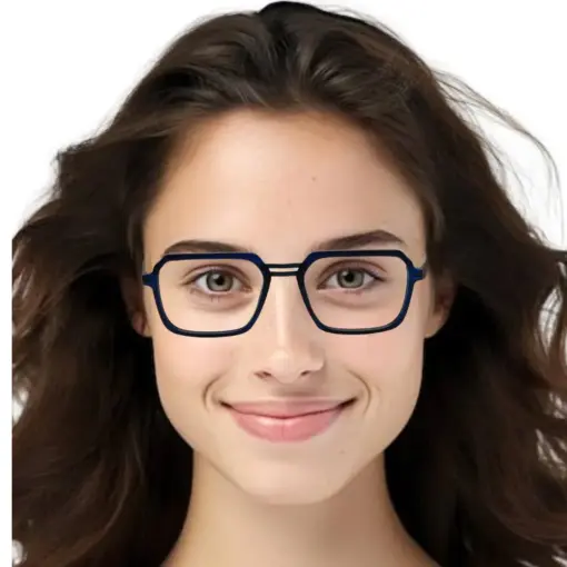 Blue GENZ Modern Eyeglasses at chashmah