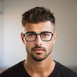 Blue GENZ Modern Eyeglasses at chashmah