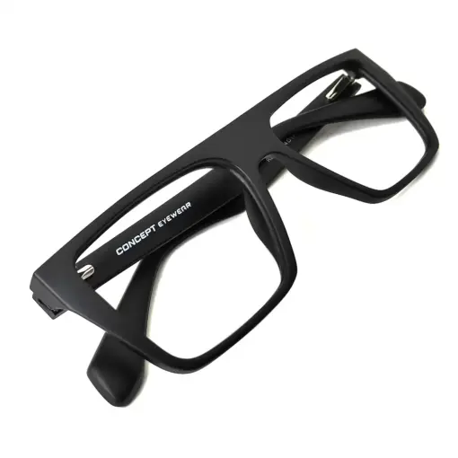 Black Bold Fashion Eyeglasses at chashmah.com
