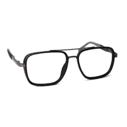 Black Lightweight Fashion Eyeglasses AT chashmah