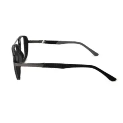 Black Lightweight Fashion Eyeglasses AT chashmah