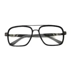 Black Lightweight Fashion Eyeglasses AT chashmah