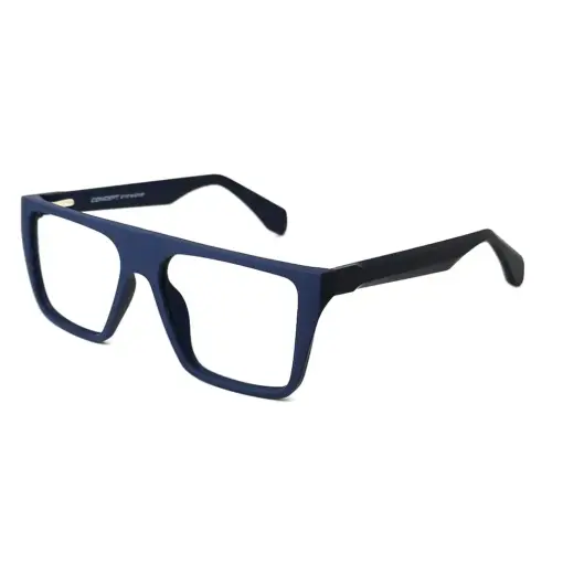Blue Bold Fashion Eyeglasses at chashmah