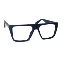 Blue Bold Fashion Eyeglasses at chashmah