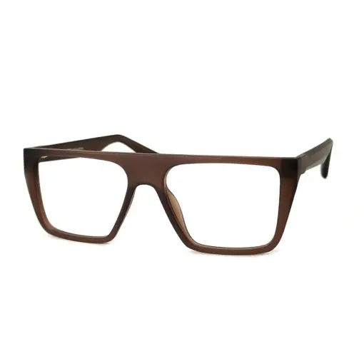 Brown Bold Fashion Eyeglasses at chashmah