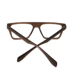 Brown Bold Fashion Eyeglasses at chashmah